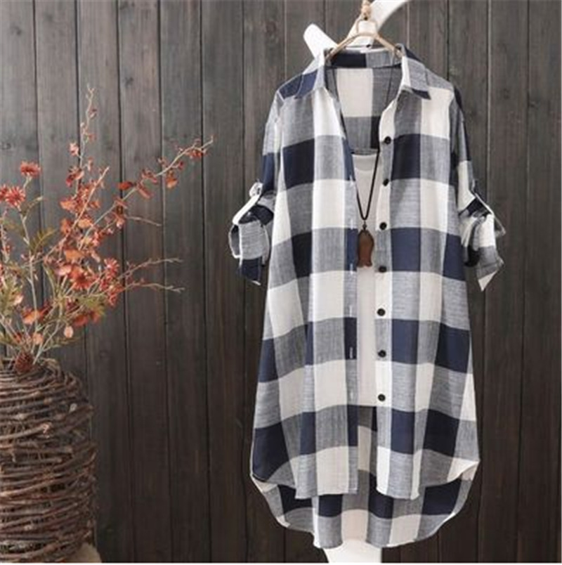 チェックシャツ シャツ ロングシャツ 羽織 ロングブラウス