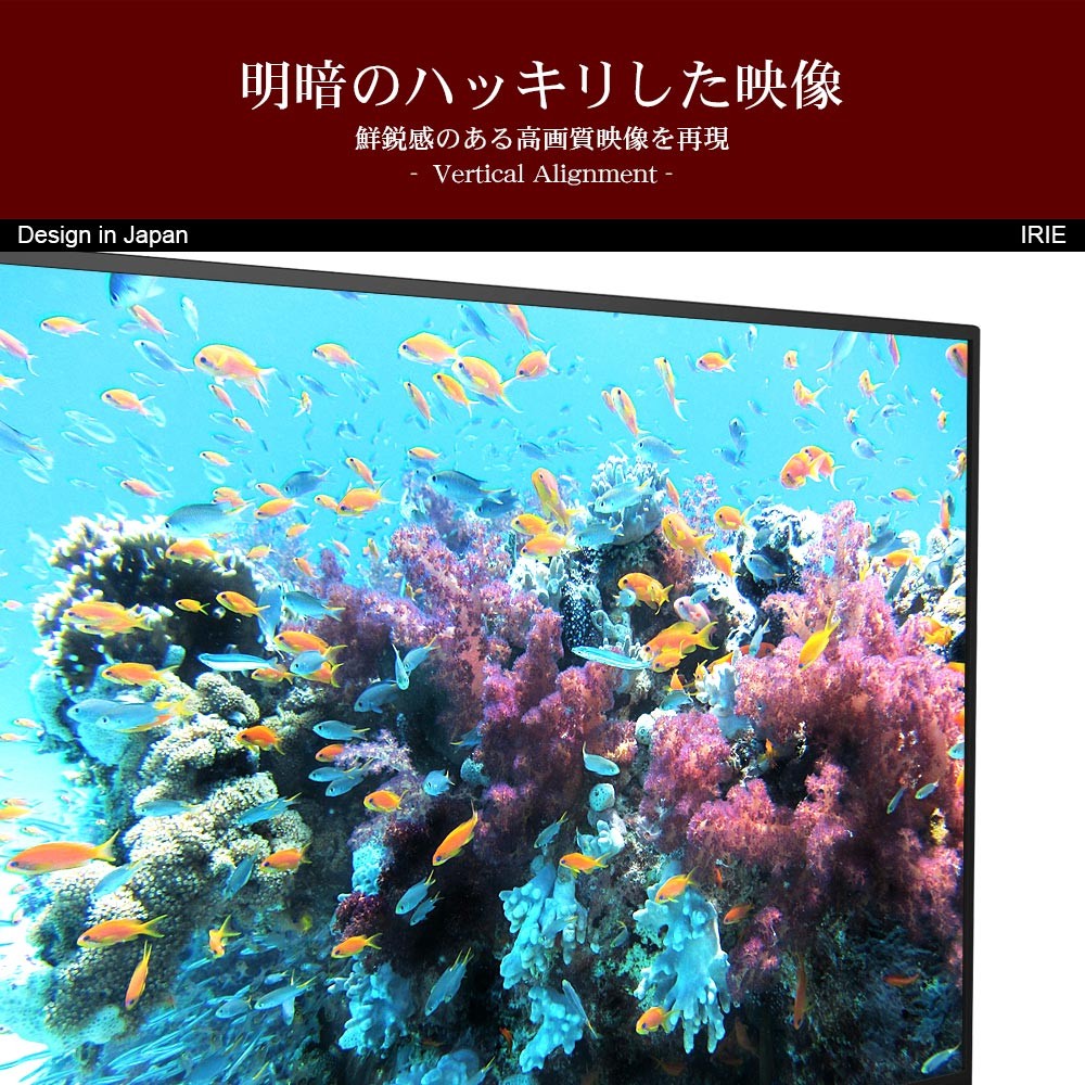 IRIE テレビ 24インチ 24型 新品 24 最安値 録画 外付けHDD 東芝ボード