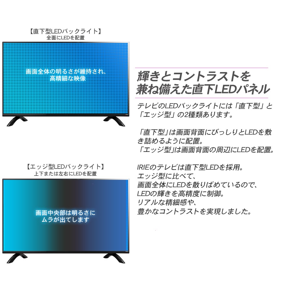 テレビ 43型 中古 液晶テレビ 43インチ 外付けHDD録画対応 フル