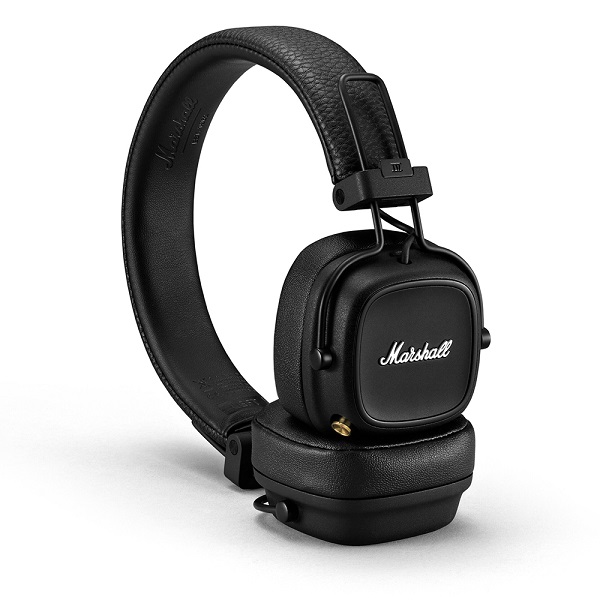 Marshall マーシャル ワイヤレスヘッドホン MAJOR4BLACK ブラック 【通話対応/最大80時間再生/Qi充電対応】