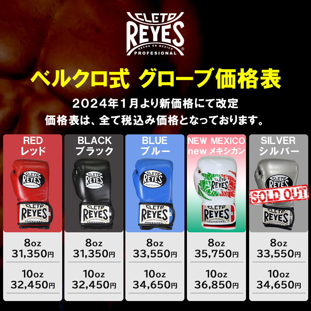 REYES レイジェス ボクシング グローブ 8オンス ベルクロ式 本革 ボクシンググローブ トレーニング 格闘技 サンドバック スパーリンググローブ 女性用 オンス