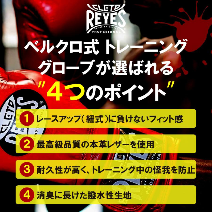 REYES レイジェス ボクシング グローブ 8オンス ベルクロ式 本革 ボクシンググローブ トレーニング 格闘技 サンドバック スパーリンググローブ 女性用 オンス