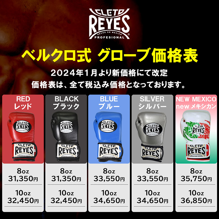REYES レイジェス ボクシング グローブ 8オンス ベルクロ式 本革 ボクシンググローブ トレーニング 格闘技 サンドバック スパーリンググローブ 女性用 オンス