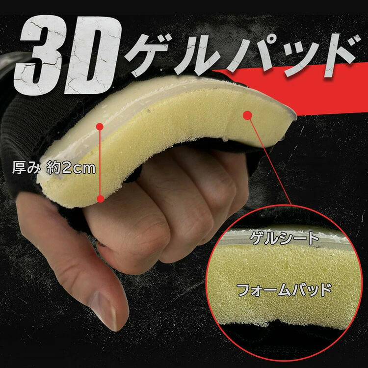 THREE ARMS バンテージ ボクシング ブラック S-XL ナイロン製 ボクシンググローブ オープンフィンガーグローブ バンテージグローブ インナーグローブ