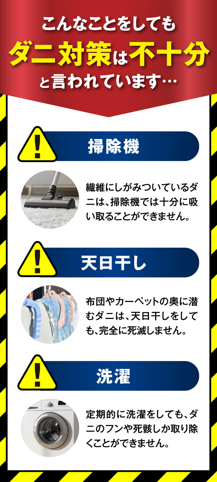 ダニ固め