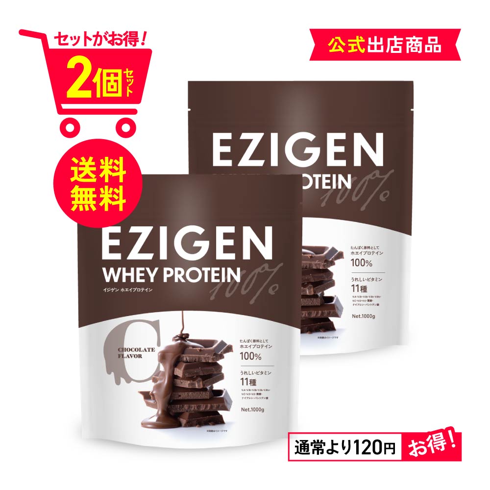 EZIGEN イジゲン ホエイ プロテイン チョコ味 ベリー味 ヨーグルト味