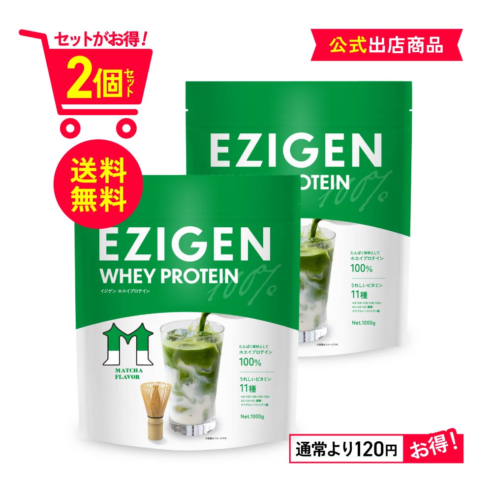 EZIGEN イジゲン ホエイ プロテイン チョコ味 ベリー味 ヨーグルト味