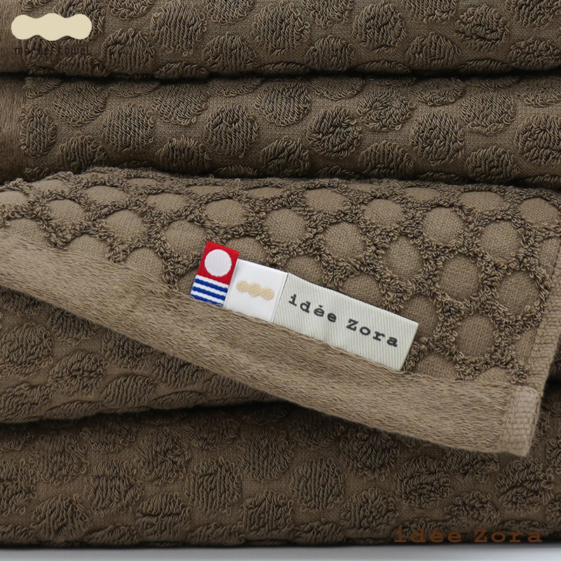 idee Zora 今治タオル バスタオル イデゾラ ナチュラルタイム ドット