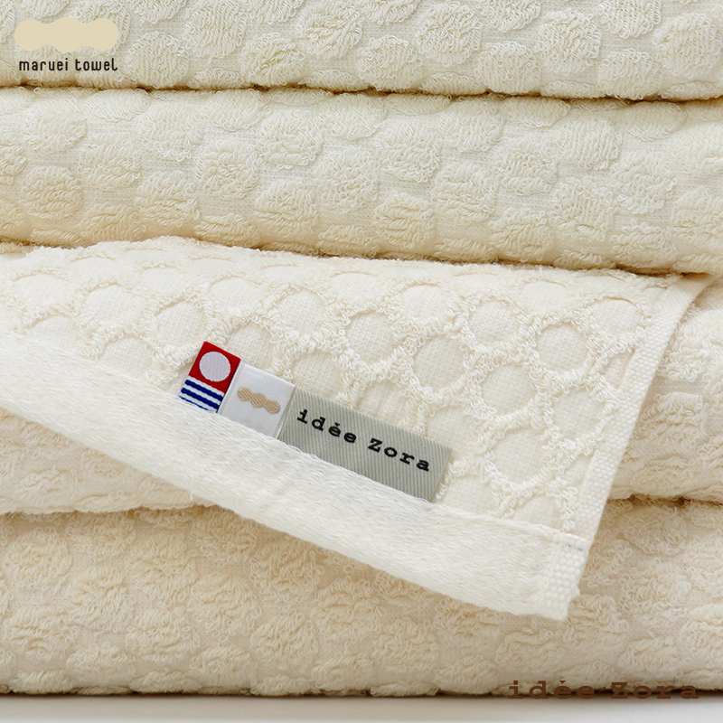 idee Zora 今治タオル バスタオル イデゾラ ナチュラルタイム ドット