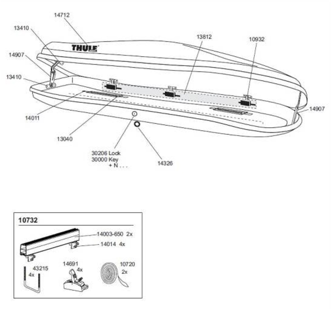 TH1500043215 THULE U 84.5MM