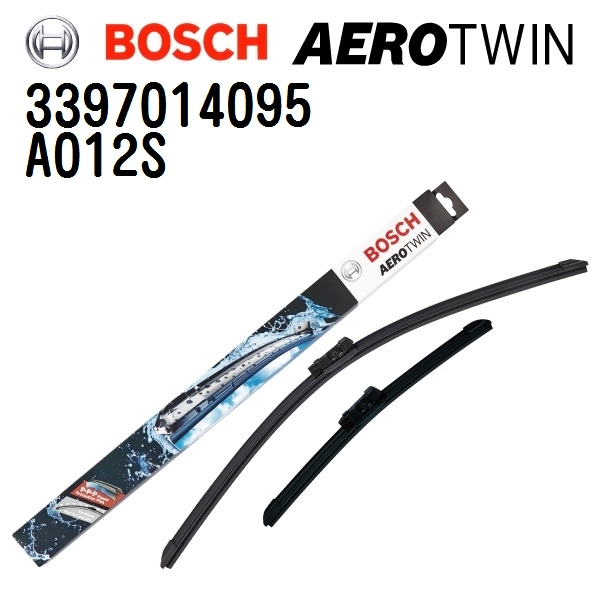 新品 BOSCH エアロツインワイパー ルノー トゥインゴIII (BC) 2014年9月-2019年12月 左ハンドル用 A012S 2本入り  送料無料｜marugamebase