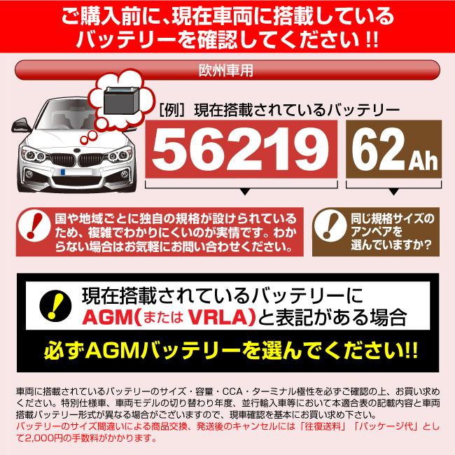 EMF57412 EMPEROR 欧州車用バッテリー Mini ミニ(R56) 2008年7月-2012年6月｜marugamebase｜03