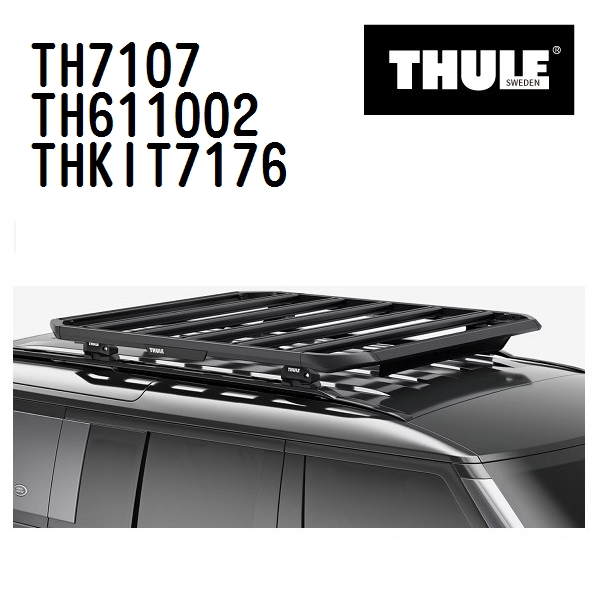 Thule Evo - THULE スーリー 軍事基地球歴 TH7107 TH611002 THKIT7176 メルセデスベンツ EQ 自動車-ルーフボックス、キャリア-車、バイク、自転車