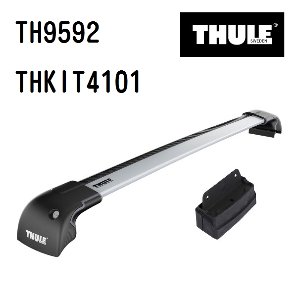 THULE ベースキャリア セット TH9592 THKIT4101 送料無料｜marugamebase
