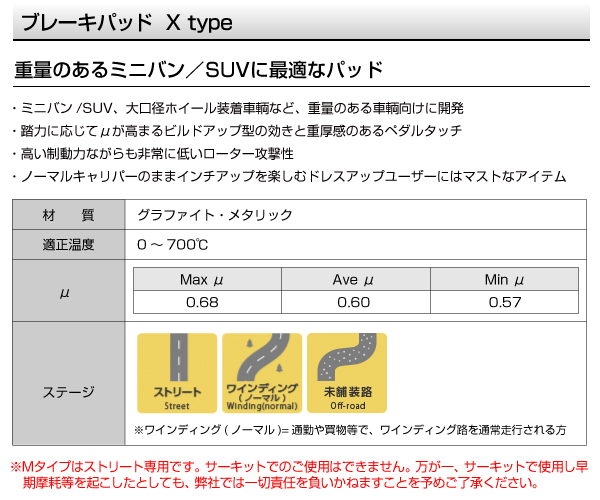 X1151904 DIXCEL ディクセル リア用ブレーキパッド Xタイプ 送料無料｜marugamebase｜02