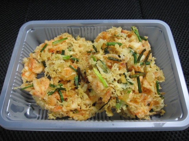 サクサクのサクラエビかき揚げ