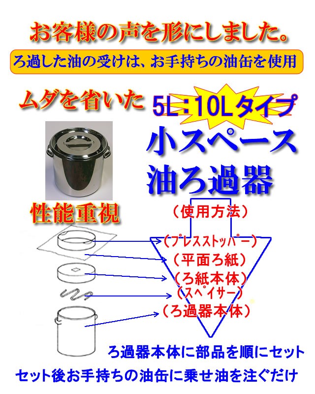 油サイクル油こし器ヤフー店 業務用省スペース 低コスト 油ろ過器 Yahoo ショッピング