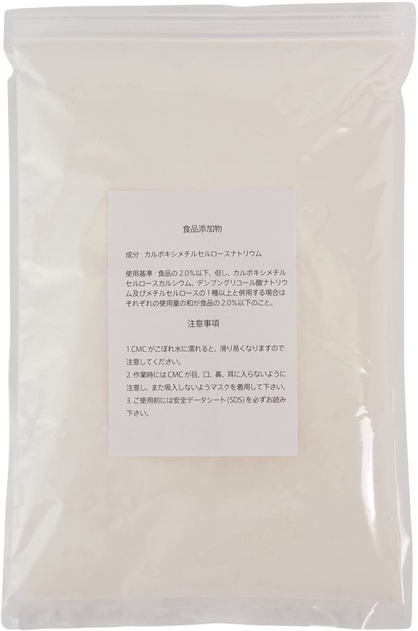 CMC(カルボキシメチルセルロースナトリウム) 食品添加物グレード 1ｋｇ : marugo-ama00103 : MARUGO - 通販 -  Yahoo!ショッピング