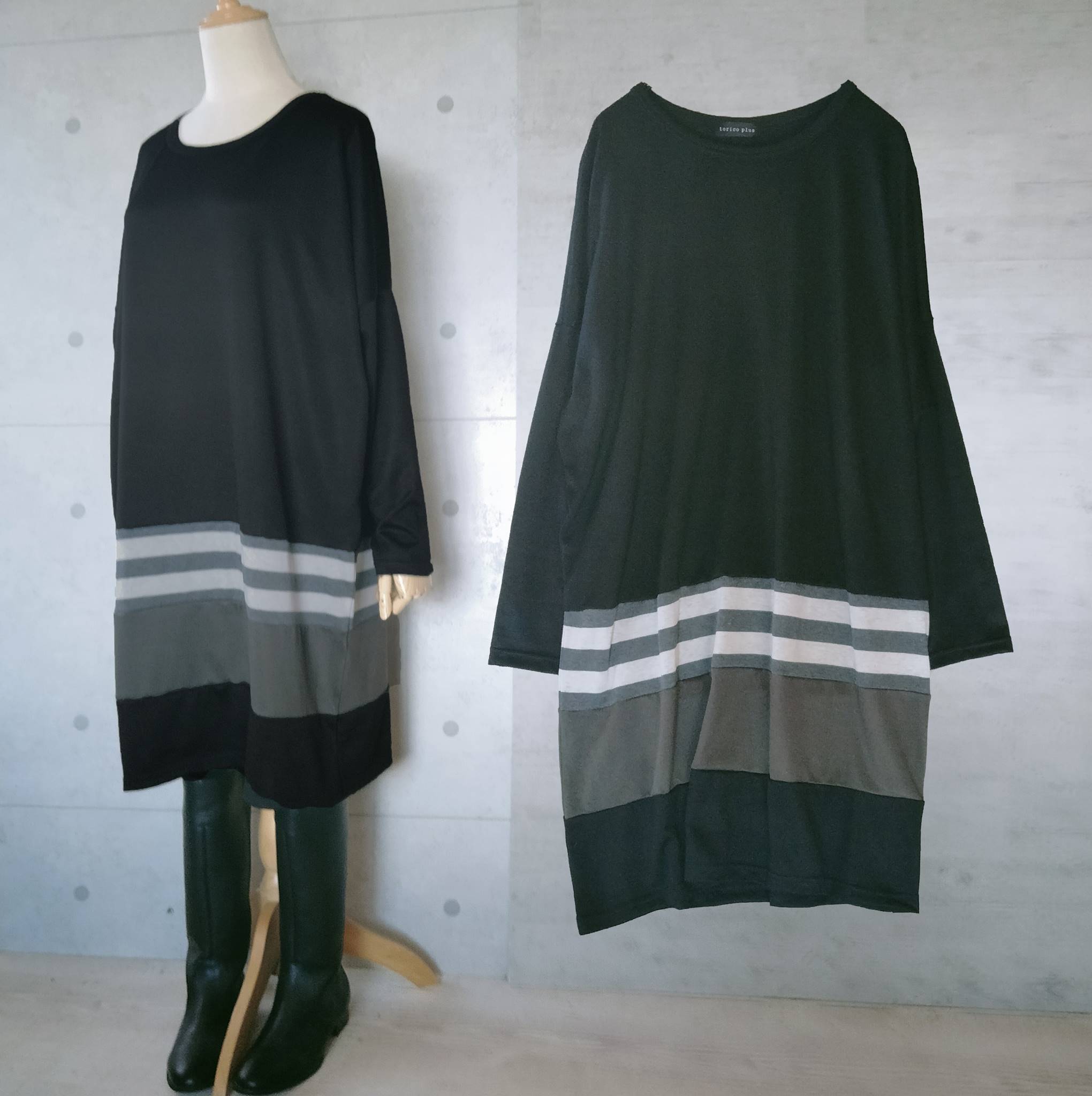 チュニック（柄：ボーダー）｜ワンピース、チュニック