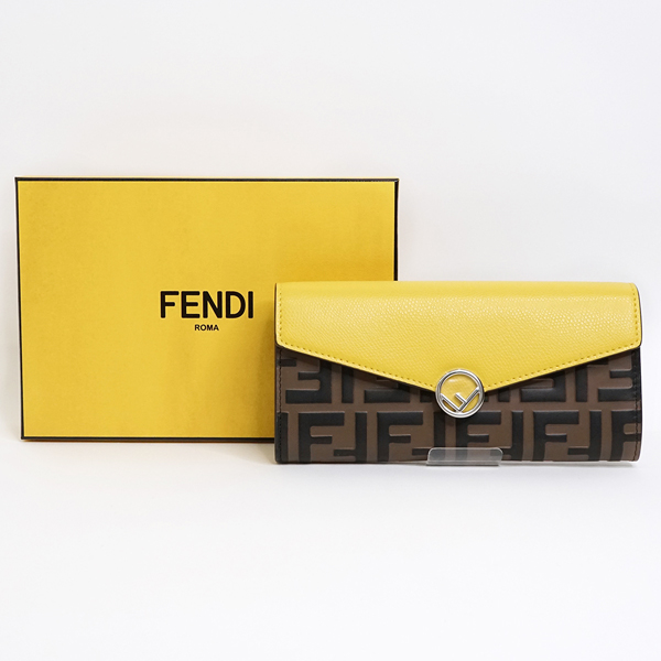 FENDI フェンディ コンチネンタルウォレット エフ イズ フラップ