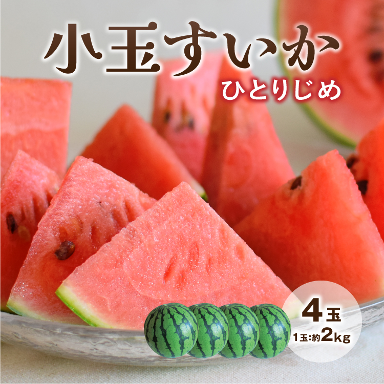 すいか,小玉すいか,ひとりじめ,熊本,送料無料,スイカ,熊本県産,甘い,産地直送,産直フルーツ,少人数,食べきり