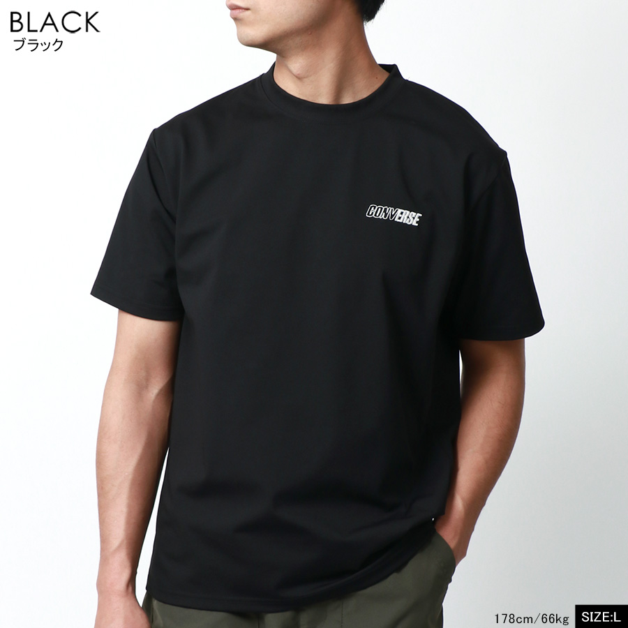 CONVERSE コンバース Tシャツ メンズ 半袖 ポケット 付き 吸水速