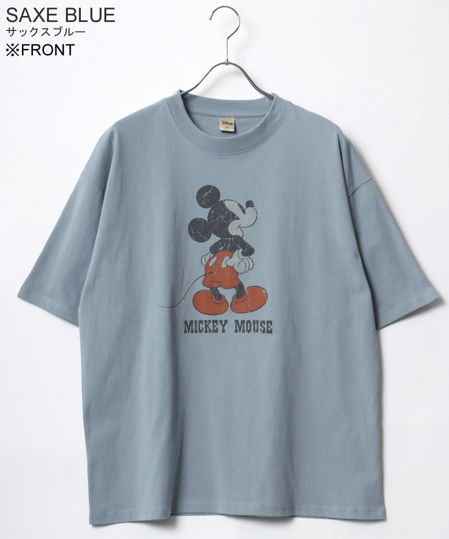 Disney（ディズニー） ミッキーマウス Tシャツ 半袖 メンズ レディース