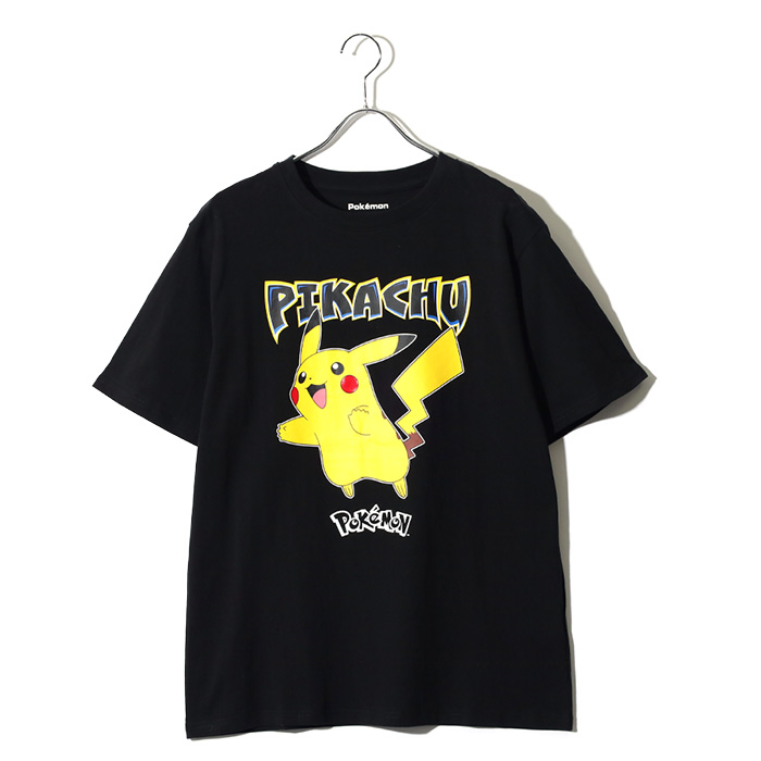 Pokemon（ポケモン） キャラクター プリント Tシャツ 半袖 メンズ