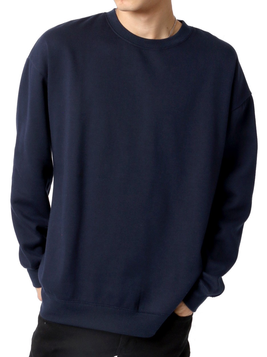 スウェット トレーナー メンズ 無地 裏起毛 ビッグ シルエット Big スエット シンプル カジュアル マルカワ 通販 Yahoo ショッピング