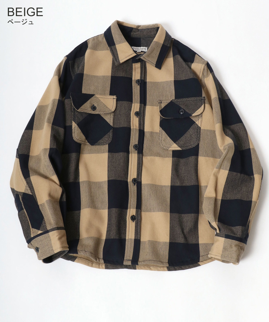 TOUCAN SURFING トゥーカンサーフィン ヘビーウェイト ネルシャツ