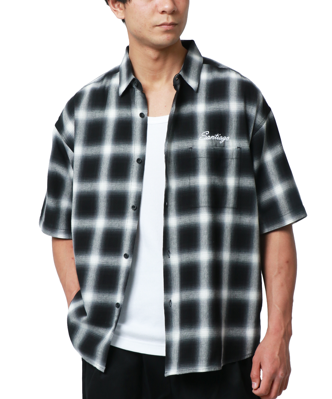 チェックシャツ メンズ MRU 半袖 : 2142680103 : マルカワ - 通販