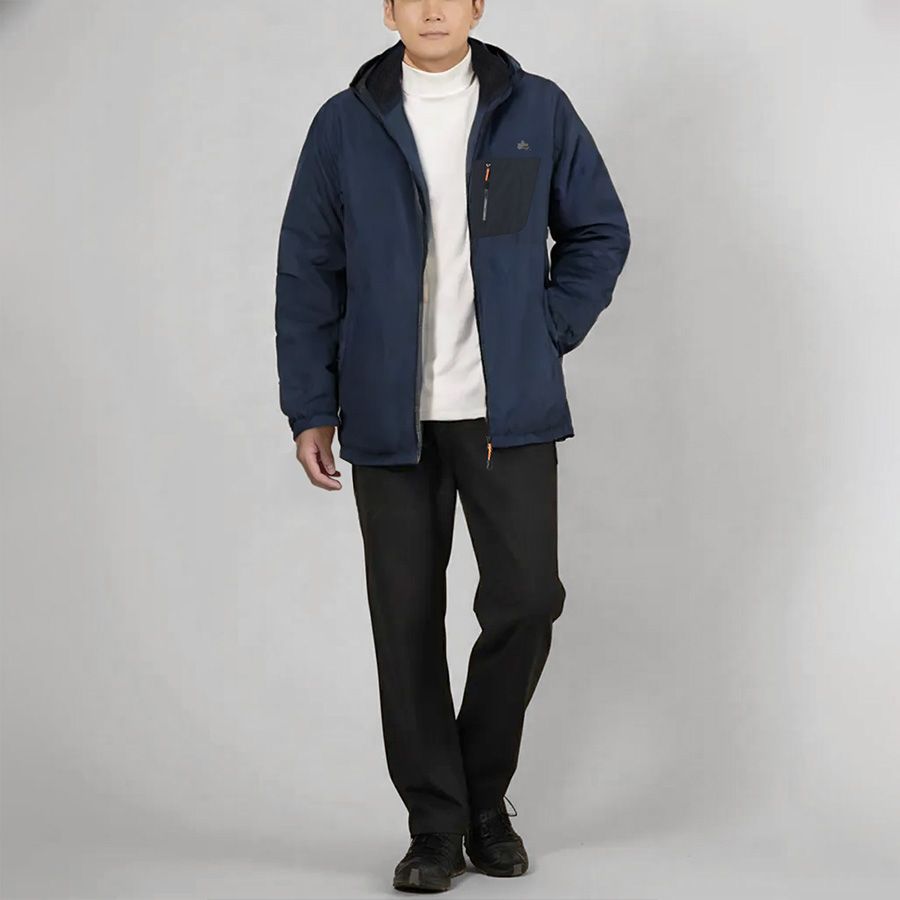 LOGOS（ロゴス） ナイロン 撥水 裏フリース マウンテンパーカー