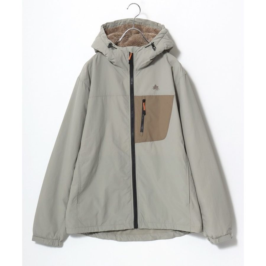 LOGOS（ロゴス） ナイロン 撥水 裏フリース マウンテンパーカー