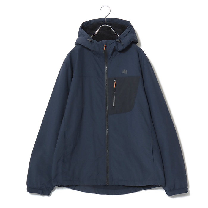 LOGOS（ロゴス） ナイロン 撥水 裏フリース マウンテンパーカー