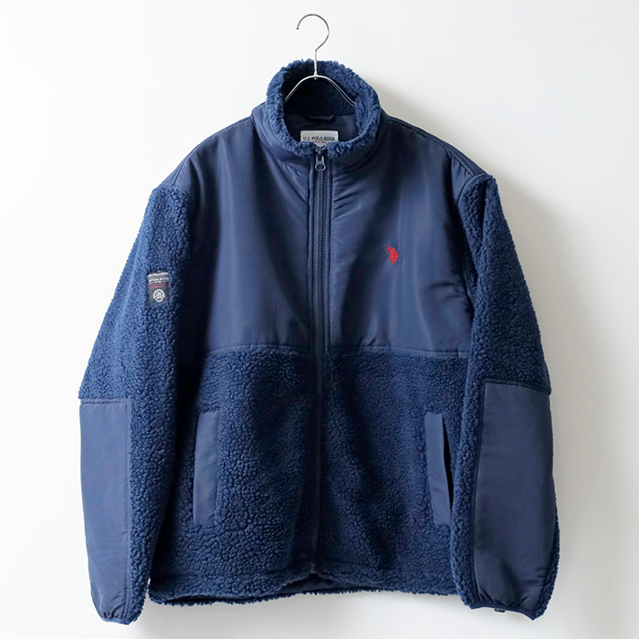 U.S. POLO ASSN.（ユーエスポロアッスン） ボア フリース ジャケット