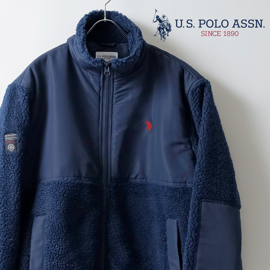U.S. POLO ASSN.（ユーエスポロアッスン） ボア フリース ジャケット