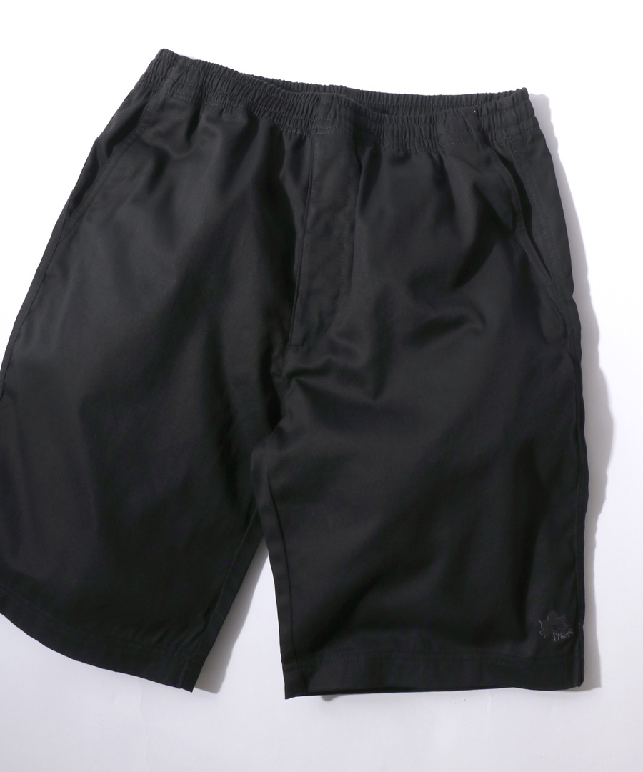 【値下げ】Russeluno　ラッセルノ 黒 ハーフパンツ ロゴ付き Russeluno ラッセルノ Golf ストレッチ メッシュポケットハーフ