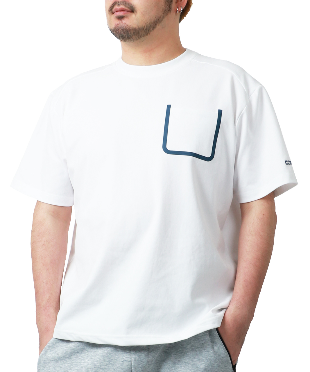 大きいサイズメンズ Tシャツ CONVERSE 半袖 無地 ポケットT｜marukawa7｜02