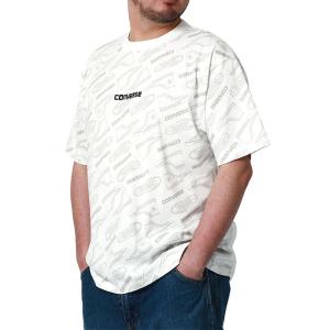CONVERSE コンバース Tシャツ メンズ 大きいサイズ 夏服 総柄 プリント 半袖 ティーシャ...