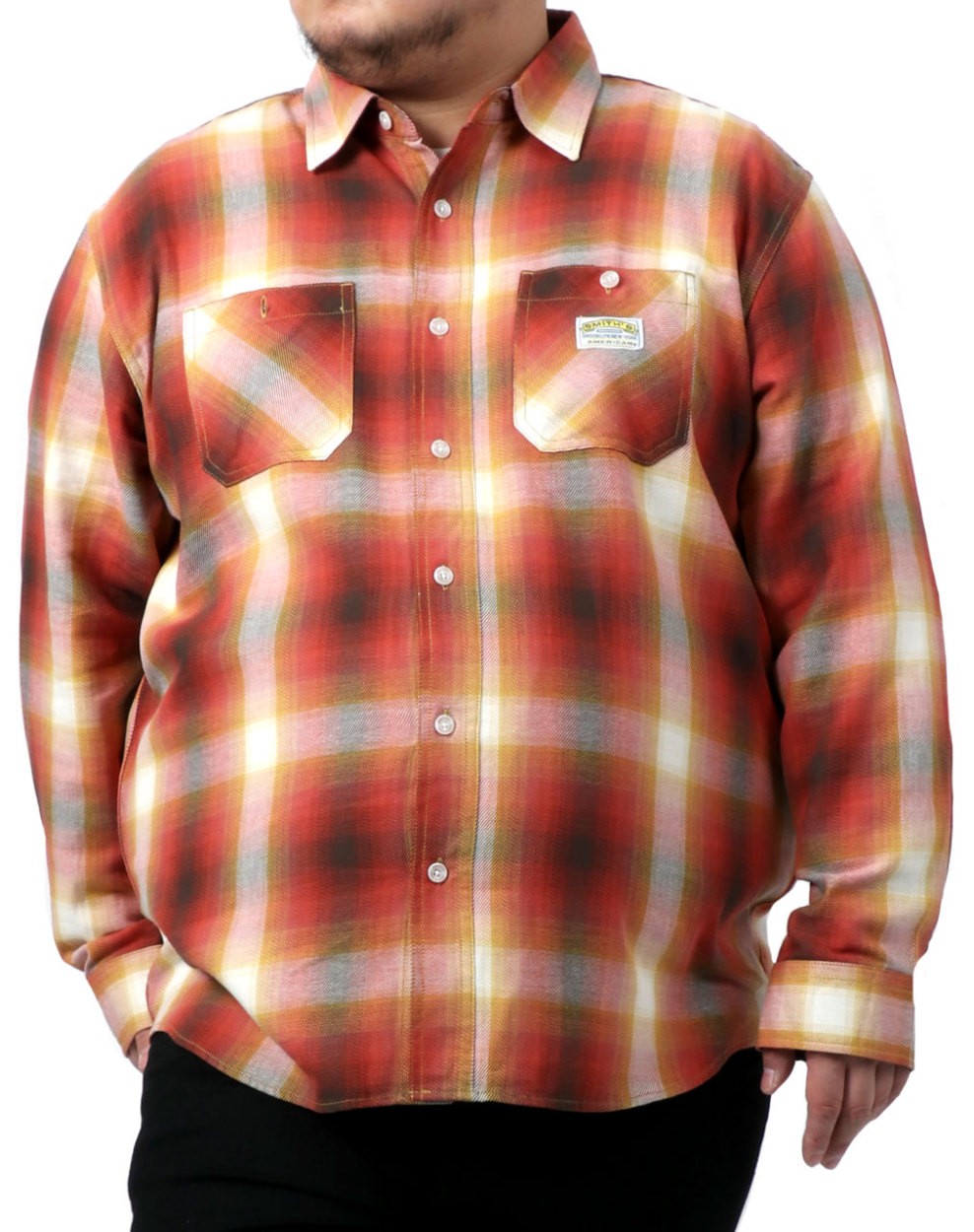 大きいサイズ メンズ チェックシャツ Smith S American スミスアメリカン 長袖 シャツ アメカジ カジュアル 父の日 マルカワ 通販 Yahoo ショッピング