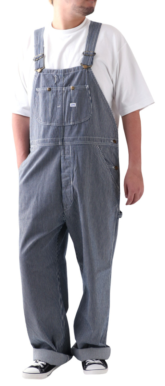 大きいサイズ メンズ オーバーオール Lee リー ヒッコリー デニム ストライプ オールインワン ワークウェア マルカワ 通販 Yahoo ショッピング