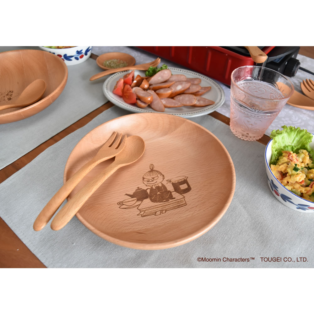 MOOMIN ラウンドディッシュMサイズ ムーミン リトルミィ スナフキン