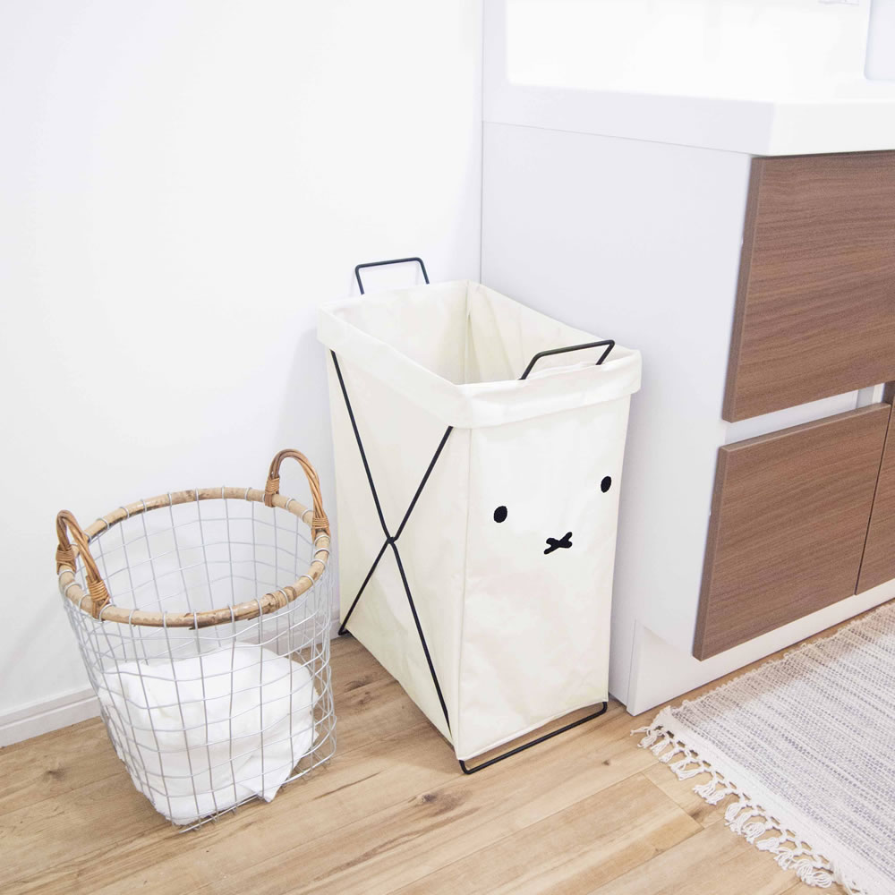 Miffy（ミッフィー） 洗濯用品 ランドリーバスケット ランドリーバッグ