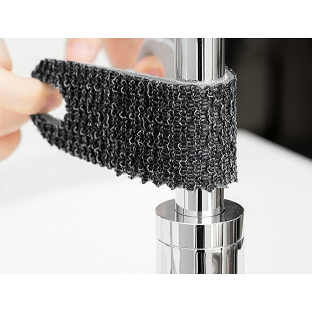 【11月購入】【洗浄スポンジ付き】水漏れ前に！NEWセラミックフィルター＆蛇口 nici（ニキ） 掃除道具 スポンジ 水回り クロス 水垢 蛇口磨き 水あか