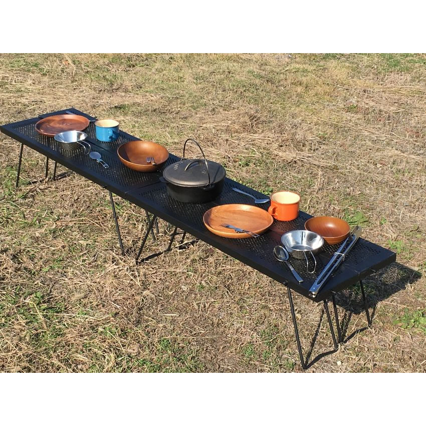 テーブル アウトドアテーブル キャンプ バーベキュー ブラウン コンパクト South Light アウトドア テーブル キャンプテーブル 折りたたみ