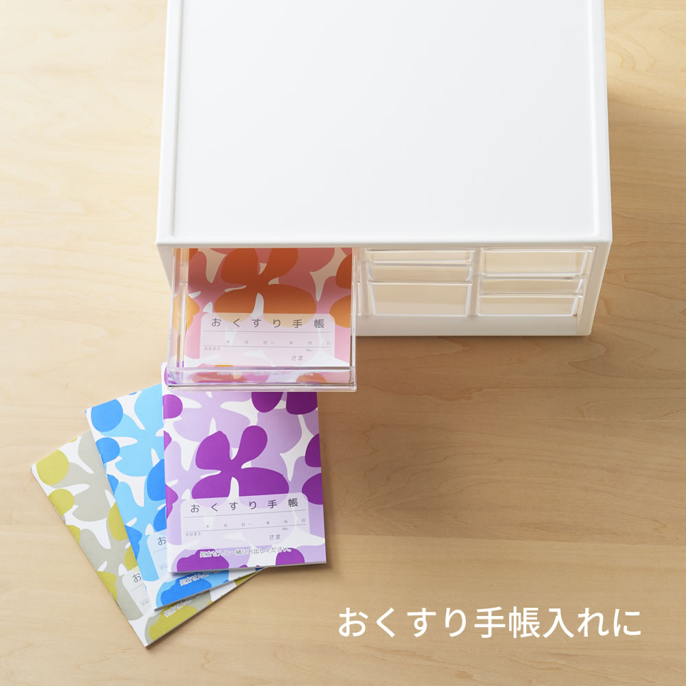常備薬　置き薬箱　２個 整頓 収納 救急箱 2段 薬ケース 救急ボックス 薬入れ 医療