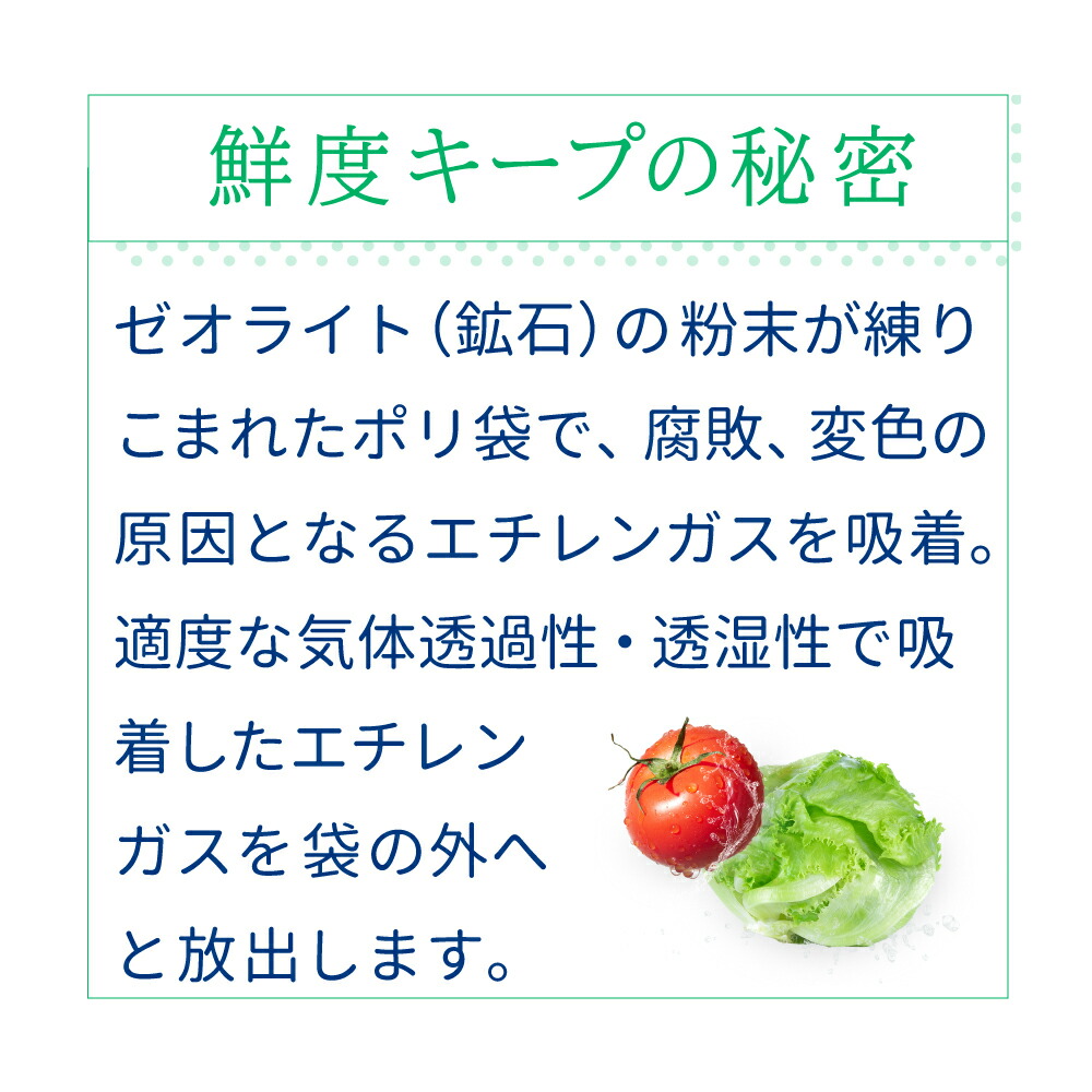 キープバッグ 100枚入 鮮度保持袋 4L 2L 鮮度キーパー 野菜 果物