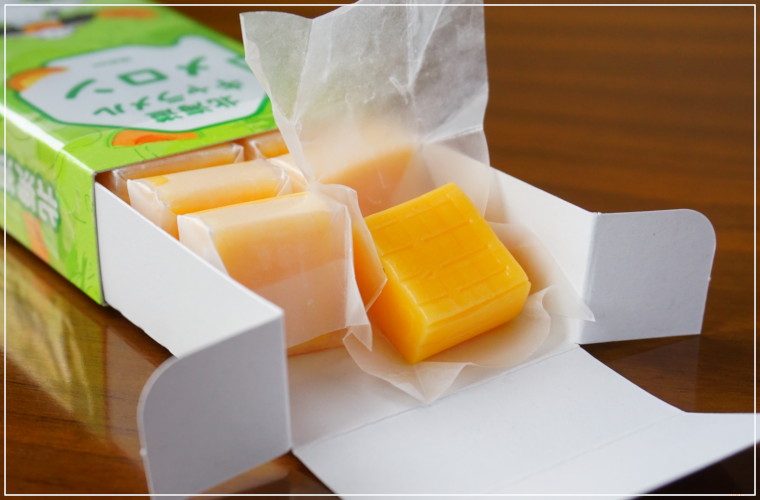 北海道富良野産のメロン果汁を使用し仕上げたキャラメルです♪メロンの香りがお口いっぱいに広がります♪
