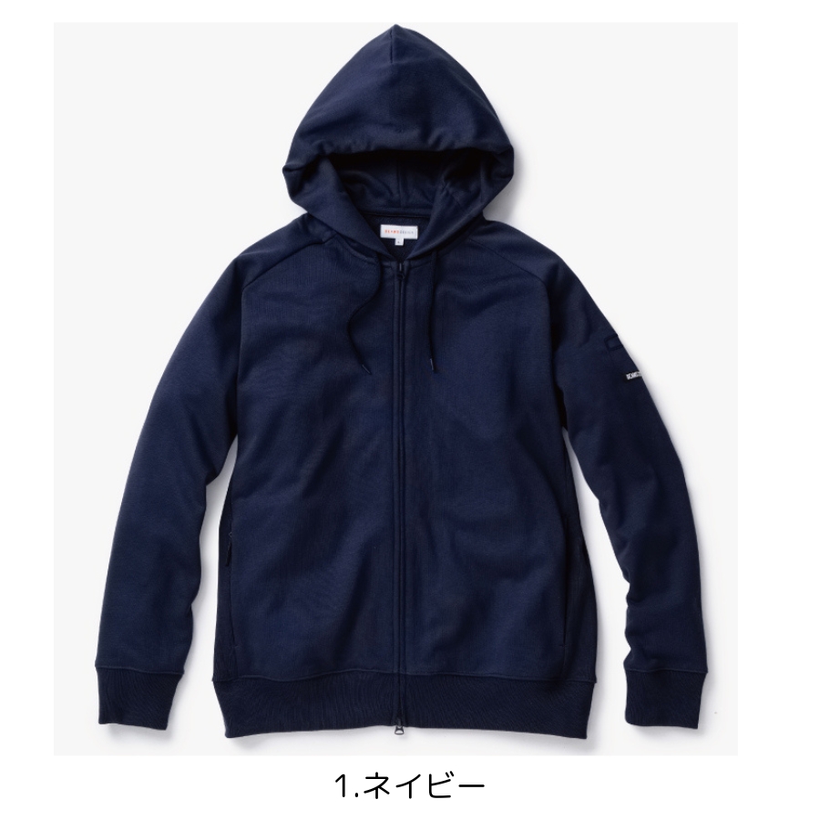 BEAMS DESIGN（ビームス デザイン）秋冬コレクション 長袖 パーカー B2805-04 トップス  フード パイル  作業服 作業着 |  | 01