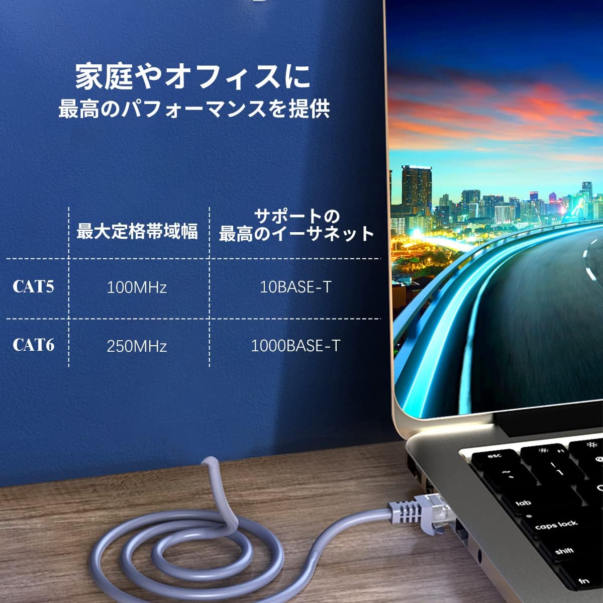 LANケーブル 30M RJ45 CAT6 イ...の詳細画像5